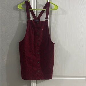 Tommy Hilfiger Red Sleeveless Halter Mini Dress Casual